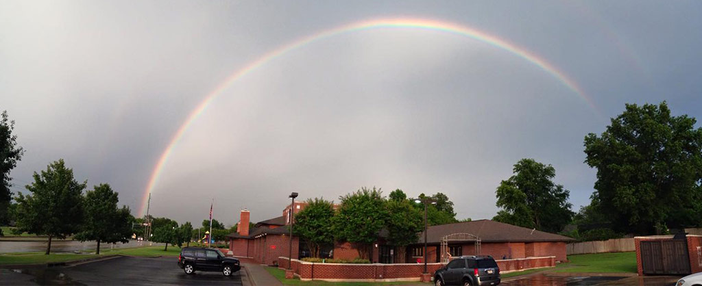 Rainbow over the RMHC Tulsa